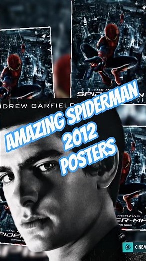 AMAZING SPIDERMAN 1 2012 POSTERS 🕸️🕷️🔥 #spiderman #cinemaaurax