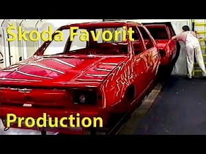 Škoda Favorit Production (Mladá Boleslav, ČSFR) new model 1993-1994