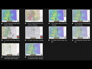 10 Colorado Statewide Activity Maps (digital) for smartphones