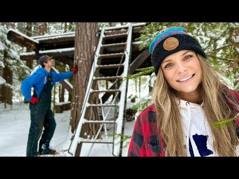 We Have STAIRS! | Off-Grid Treehouse Build Ep. 10