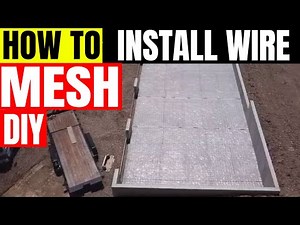 Wire mesh for concrete #wiremesh #concrete #rebar