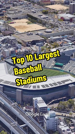 The largest baseball stadiums in the world #baseball #mlb #cuba #japan #tokyo #stadiums #top10 #sports #reddit #sportstiktok
