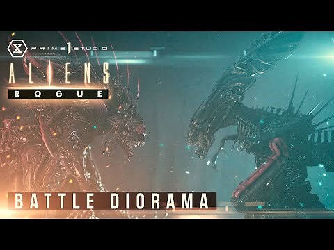 Prime 1 Studio: Queen Alien & Rogue Alien Battle Diorama Statue
