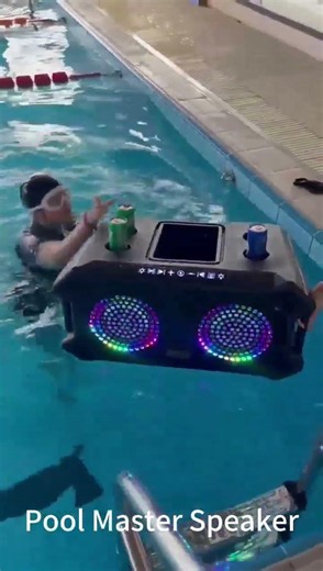 140W Pool Floating Bluetooth Speaker with RGB Lights | 6 Speakers | OEM ODM Factory | CP&AP Apollo