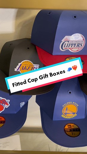 DIY Cap Gift Boxes Tutorial for Father's Day