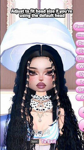 DANIELA (KATSEYE) ‘PINKY UP' Hair Tutorial ✨#dresstoimpress #dti #roblox #katseye #dtiupdate #fyp
