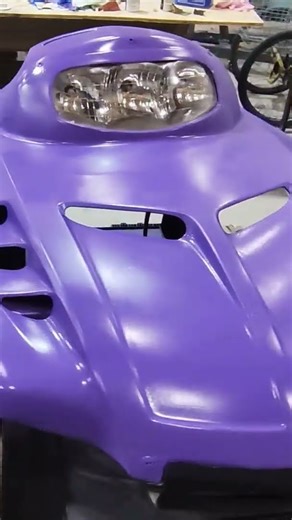 Snowmobile Hood restoration complete 😩💯