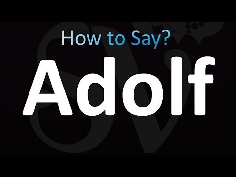 How to Pronounce Adolf (correctly!)