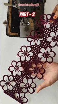 Cutwork Technique On Velvet Febric Using A Soldring Iron🔥Patch Work #ytshorts #ytviral #diy #fashion