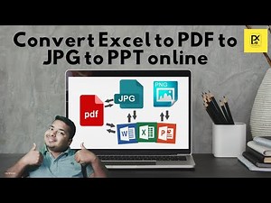 How to convert Excel to PDF to Word to JPG for free online || PK Lab