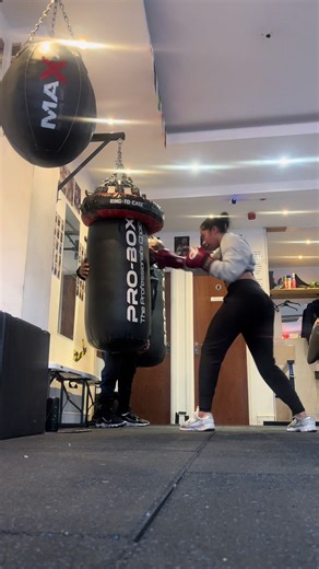 First boxing session in YEARS #training #boxing🥊 #burpees #fitnes