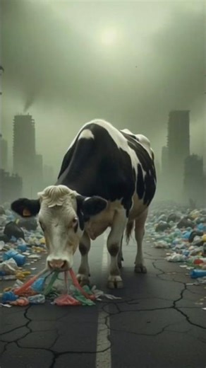 A Cow’s Silent Death: The Deadly Truth Behind Plastic Waste | Stop#plasticpollution #plasticbank