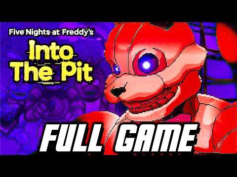 FNAF Into the Pit - Full Game Gameplay Playthrough (All ENDINGS)