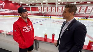 INTERVIEW: Dylan Larkin enters his ninth season, but believes he’s hitting his prime with Red Wings. He talked about being the longest-tenured athlete in Detroit, and his drive to make the most of his eight-year deal for the team and the passionate fanbase. | Brad Galli WXYZ