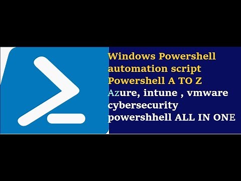 PowerShell Automation script | Activation Windows PowerShell | PowerShell A TO Z