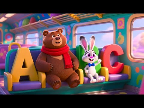 Train Ride to Learn ABC 🚂🔤 Fun Alphabet Song for Kids | Toddler ABC Adventure