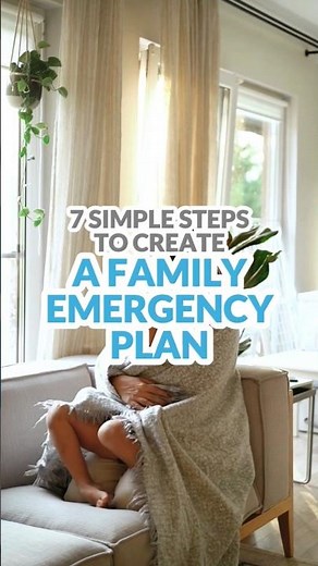 🛡️ 7 Steps to Create a Family Emergency Plan #familysafety #homeprotection