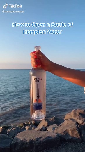 We know it's tricky... how to open a bottle of Hampton Water! #SongOfTheSummer #tricky #moodflip #hamptonwater #dowhatyoucanchallenge #fyp