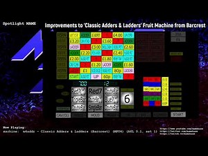 MAME improvements to 'Classic Adders & Ladders' Fruit Machine (Barcrest)