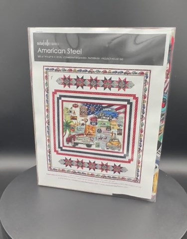 American Steel Quilt Kit Featuring Route 66 Fabric Collection From Michael Miller Fabrics - Etsy