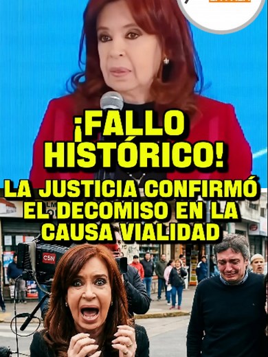 Decomiso confirmado en la causa Vialidad: ejecución de bienes de CFK y sus hijos