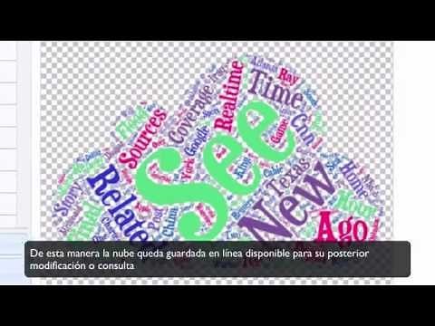Crear nubes de palabras con Tagul