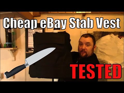 Body Armor Tests - Cheap eBay Stab Vest Tested