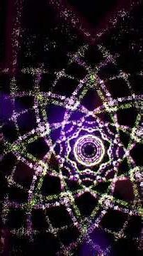 4K 3D Trippy Videos #224 - Woven Star Fractals Zoom | Best Psychedelic Visuals x Psychedelic Trance