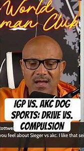 IGP vs. AKC Dog Sports: Drive vs. Compulsion #dogtraining #rottweiler