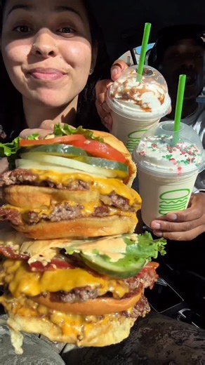 Shake Shacks New “Big Shack” Burger, Better Than Mcdonald’s Big Mac? #shakeshack #mcdonalds #bigmac #burger #burgers #doublecheeseburger #milkshake #food #foodie #fastfood #foodreview #eating #mukbang #tastetest #explorepage #explore | Jas Kam Eats