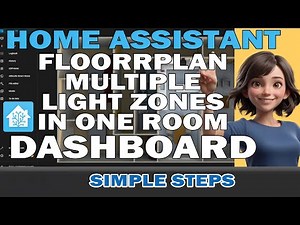 Custom Multi Zones Floorplan 💡 Dashboard Home Assistant | step by step