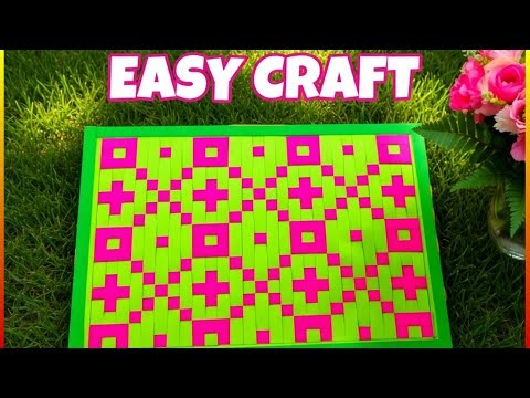 Easy Paper Weaving for Beginners | Beautiful DIY Paper Craft in 10 Minutes