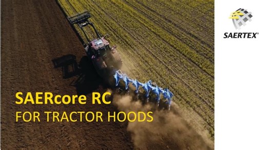 Lightweight Composite Tractor Roof with SAERcore RC | Efficient Light RTM Manufacturing | Lionel TOURTOUR