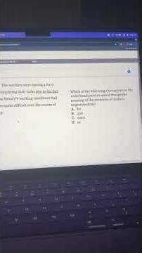 Can you solve this ACT English question? #actenglish #actprep #act #acttutor #actpractice