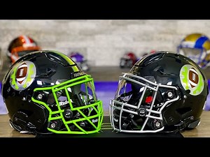 2 Custom SpeedFlex Helmets for Footballrs!