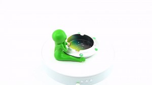 Fantasy Gifts Astral Alien Smoke Session Ashtray - 4"