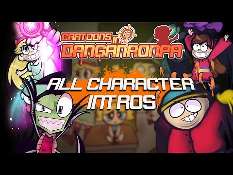 Cartoons in Danganronpa - All Character Introductions