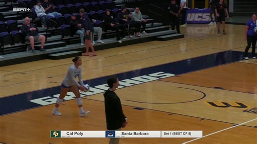 🏐 WVB | UCSB women's volleyball defeat Cal Poly in 5 sets! Watch the highlights from the Gauchos’ 3-2 victory. #𝗢𝗻𝗹𝘆𝗧𝗵𝗲𝗕𝗼𝗹𝗱 x #NCAAWVB | The Big West
