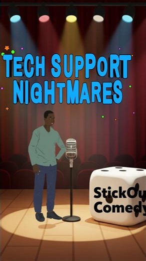 Calling Tech Support Be Like… Stick Figure Comedy! 🎤
