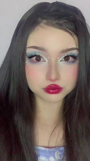 el filtro no coopero 😢 pero igual me gusto #kawaii #kawaiigirl #kawaiimakeup #cute #cutegirl #cutemakeup