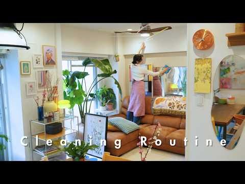 9 AM Cleaning Routine🪣 5 Habits to Keep Home Tidy | Japanese Fam of 5 | Colorful Sushi 🍣 Daily Vlog