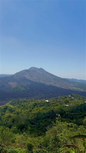 【🇮🇩】バリ島、キンタマーニ、バトゥール山と湖、壮大なカルデラ #travel #カルデラ#火山