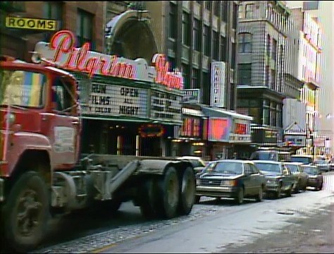 Scenes from Boston's Combat Zone in January 1985. | GBH Archives
