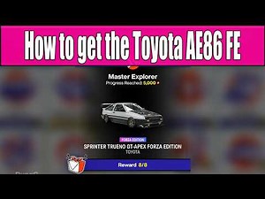 How to get the Toyota AE86 Trueno FE in Forza Horizon 6
