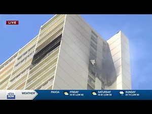Firefighters responding to large blaze at Aiea highrise