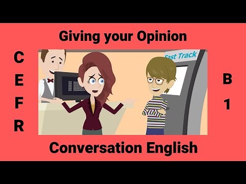 How to Give Your Opinion | English Conversation Practice
