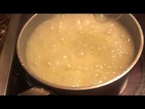 Making boba balls aka tapioca at home clear medium pearl tapioca