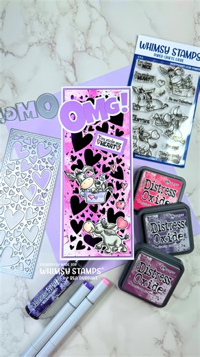 Paper Crafts | Card Maker | Color on Instagram: "Happy Sunday guys! Come color with me, and if you would like to make this full card with me, then visit the @whimsystamps YT channel for the full video. 😍 Happy Crafting!!! 💜✌🏽 [AD] I was sent the product/s at no cost. All thoughts are my own and I have full creative freedom. #cardmakinghobby #diygreetingcards #cardmakingideas #cardmakers #clearstamps #cardmakingdies #tarjetacreativa #tarjetasamano #coloringforcardmakers #coloreando #coloreando