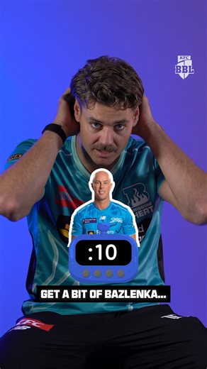 Fashion, feathers, fathers 😅 Spencer Johnson is no stranger to performing under pressure, but can he handle the 60-Second Slog with Usman Khawaja? | BBL