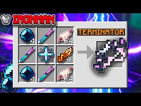 Crafting the Ironman TERMINATOR… (Hypixel Skyblock Ironman) Ep.440